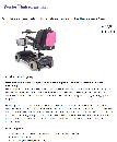 miniatuur van bijgevoegd document 2 van Mobility kleine rolstoeltas/ scootmobieltas zwart/roze
