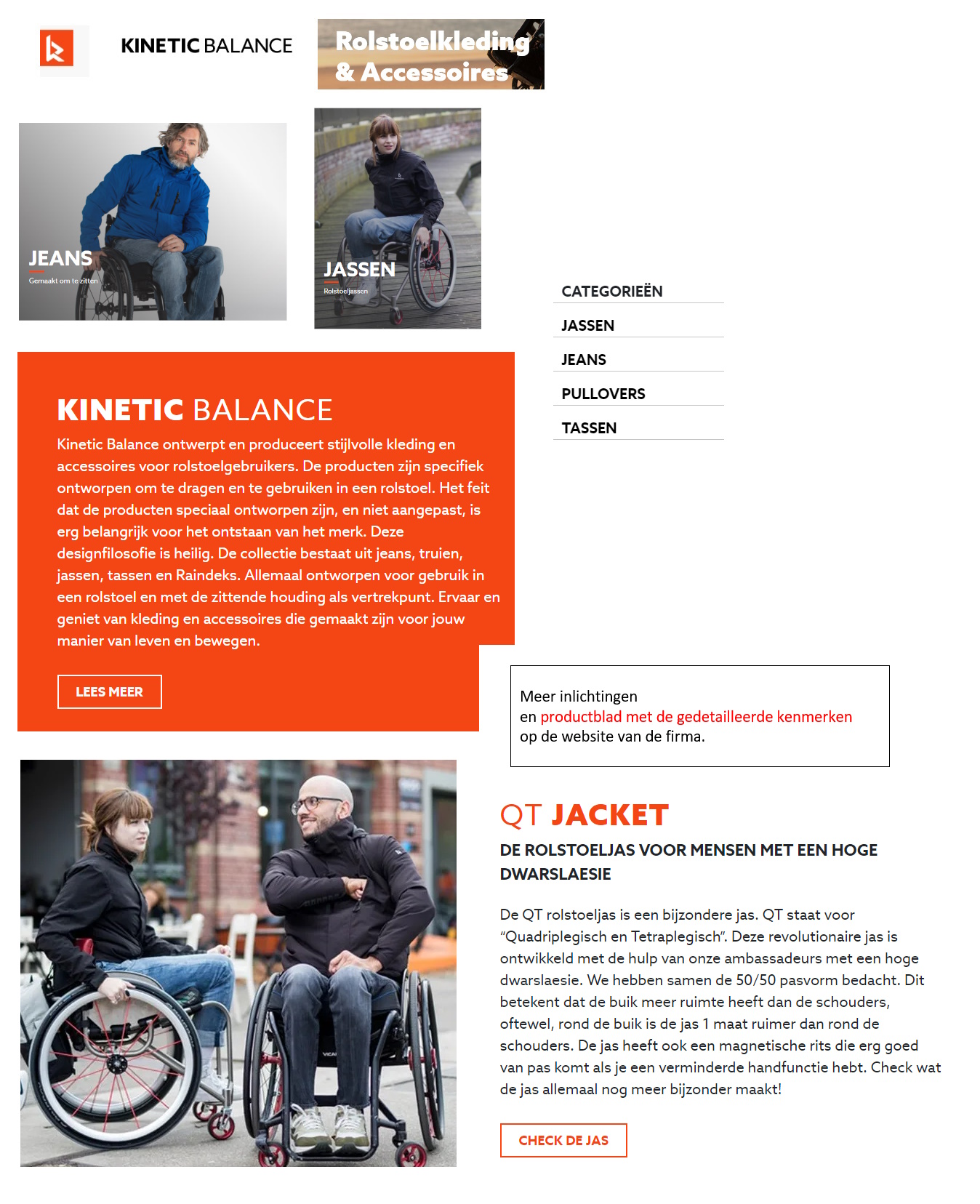 toegevoegd document 2 van Kinetic Balance kledij voor rolstoelgebruiker  