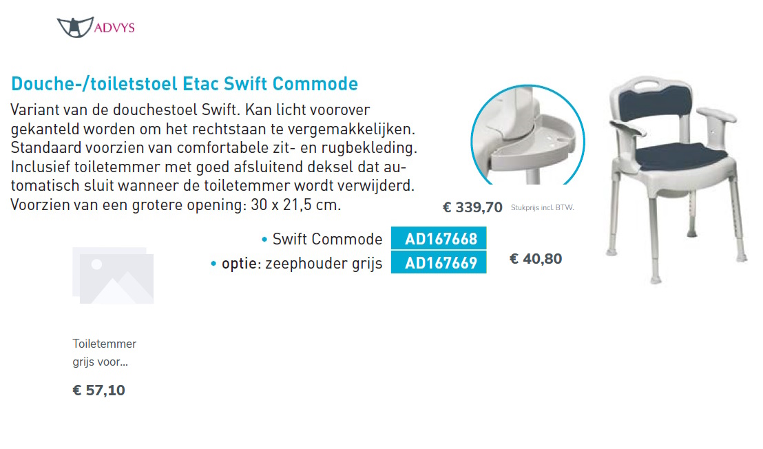 toegevoegd document 3 van Swift Commode toiletstoel  