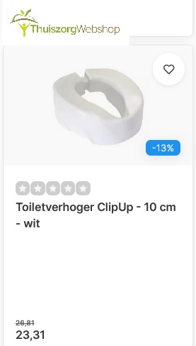 toegevoegd document 3 van Herdegen Toiletverhoger ClipUp zonder schroeven - 10 cm - wit  