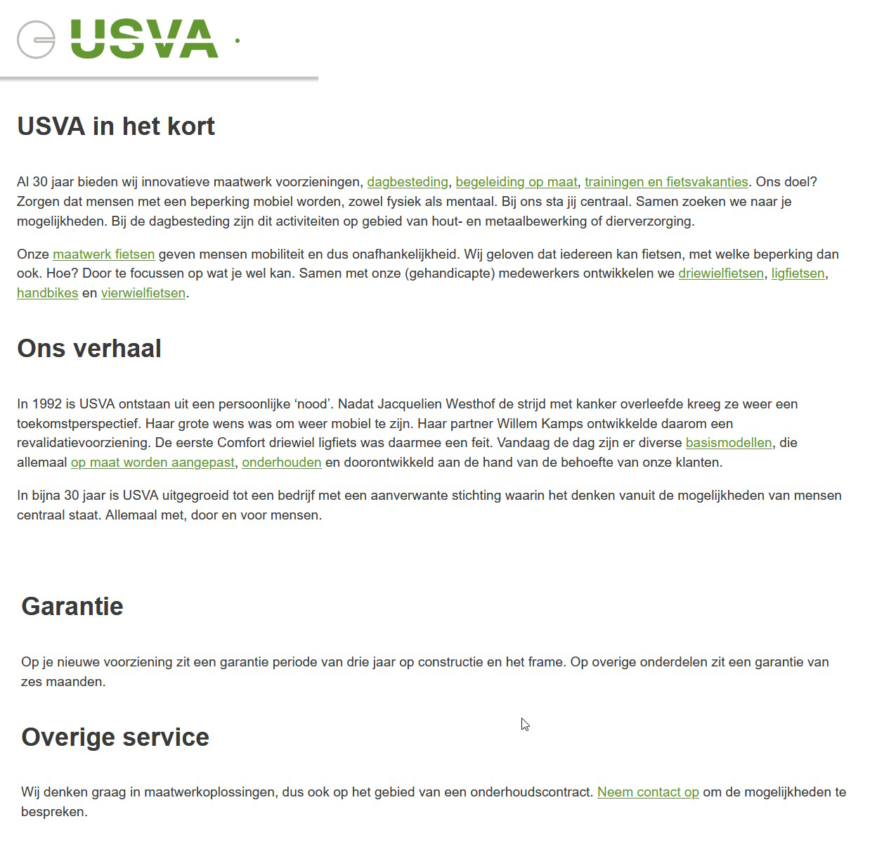 toegevoegd document 3 van USVA Kantelbike, een fiets die je met je benen bedient  
