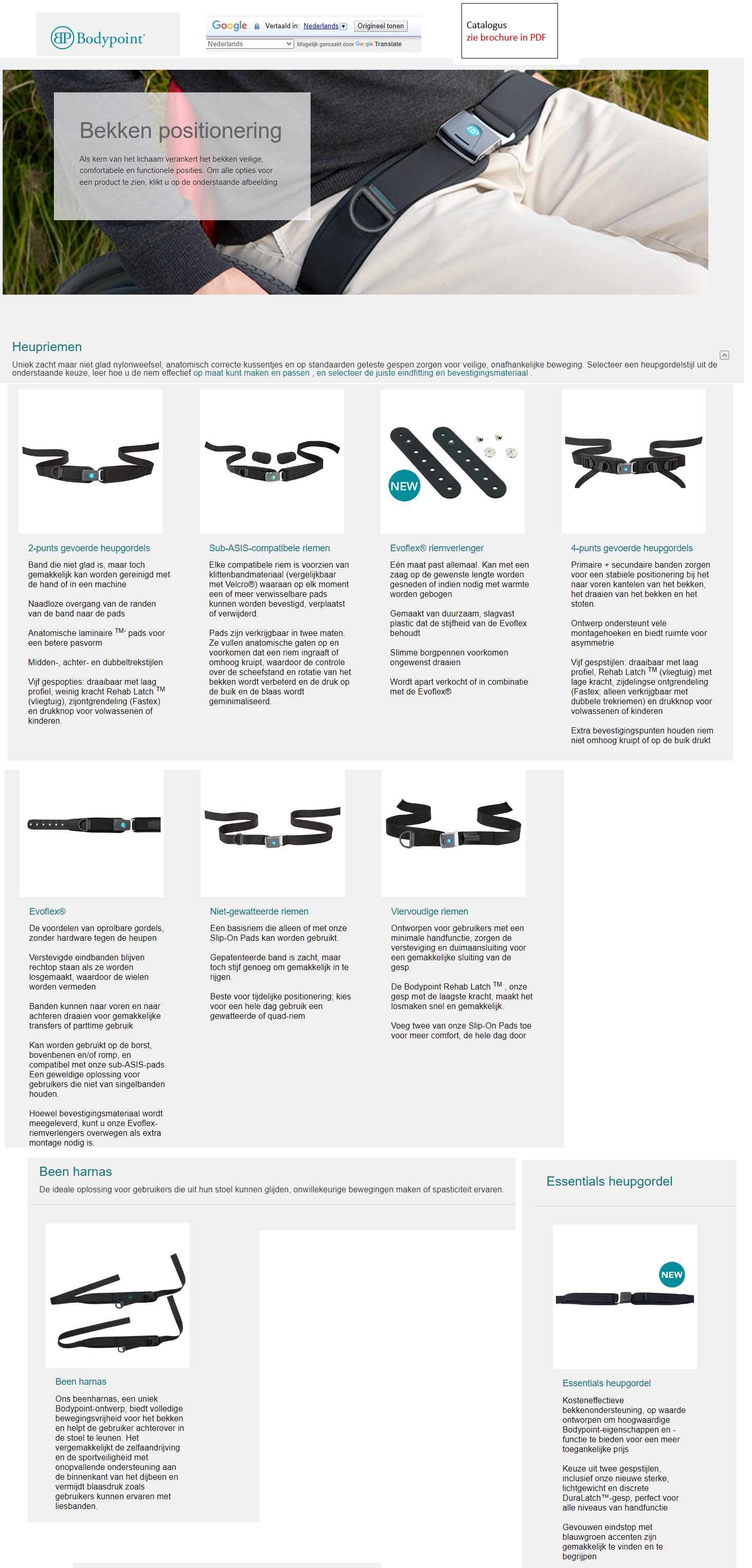 toegevoegd document 3 van Bodypoint Evoflex heupgordel voor rolstoel  