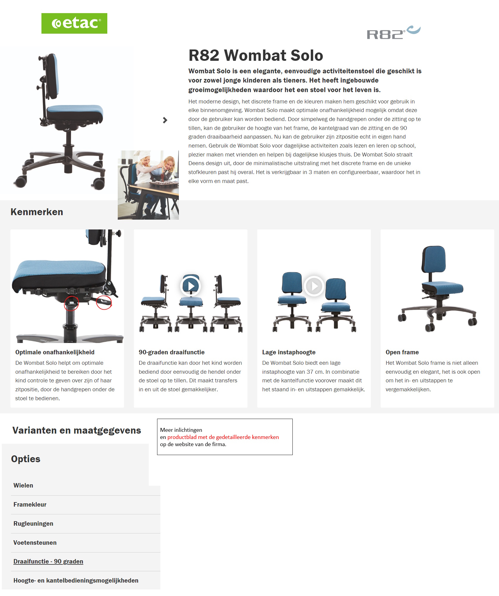 toegevoegd document 2 van R82 Wombat Solo stoel  