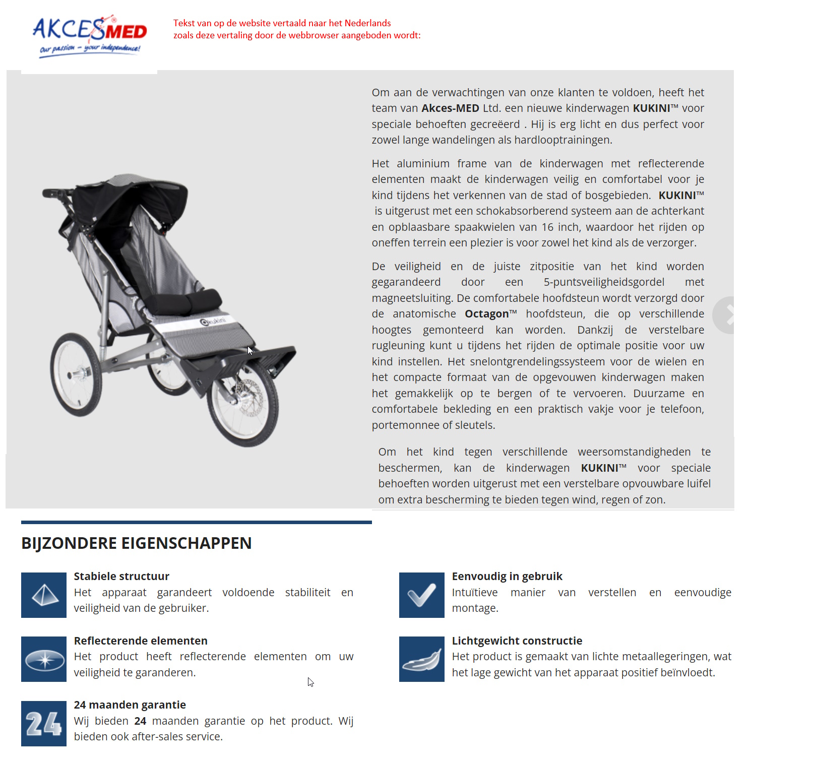 toegevoegd document 5 van Fietskoppelingskit met wandelwagen Kukini  