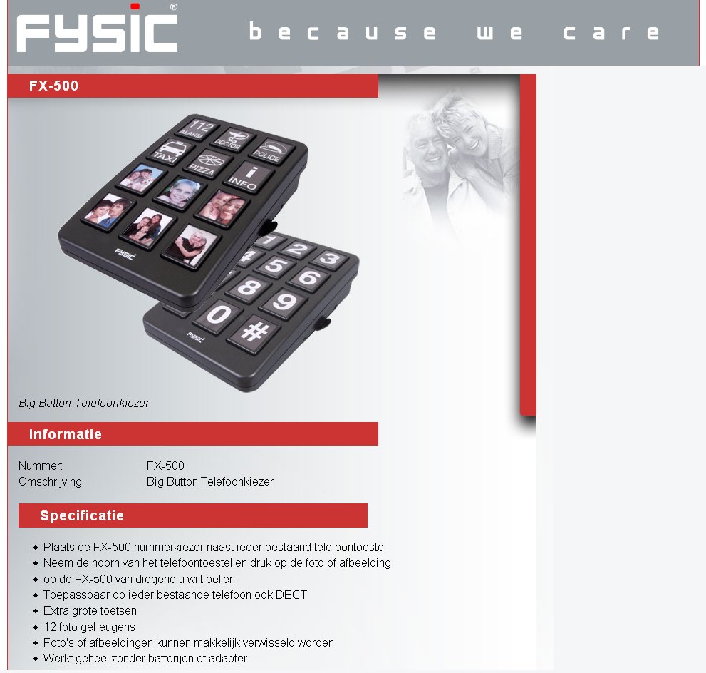 toegevoegd document 3 van Fysic FX-500  