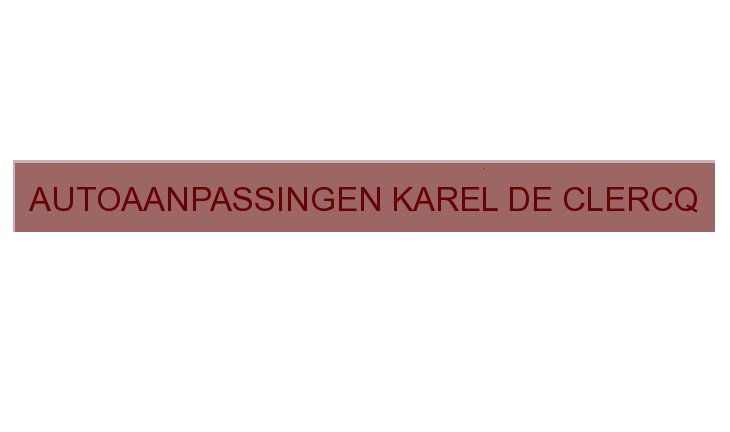 toegevoegd document 1 van Autoaanpassingen Karel De Clercq Maatwerk autoaanpassingen  