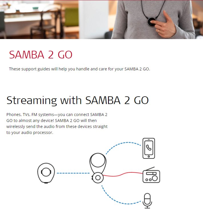 toegevoegd document 3 van Med-El Samba 2 Go  