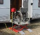 miniatuur van bijgevoegd document 1 van Demontabele rolstoellift voor caravan 