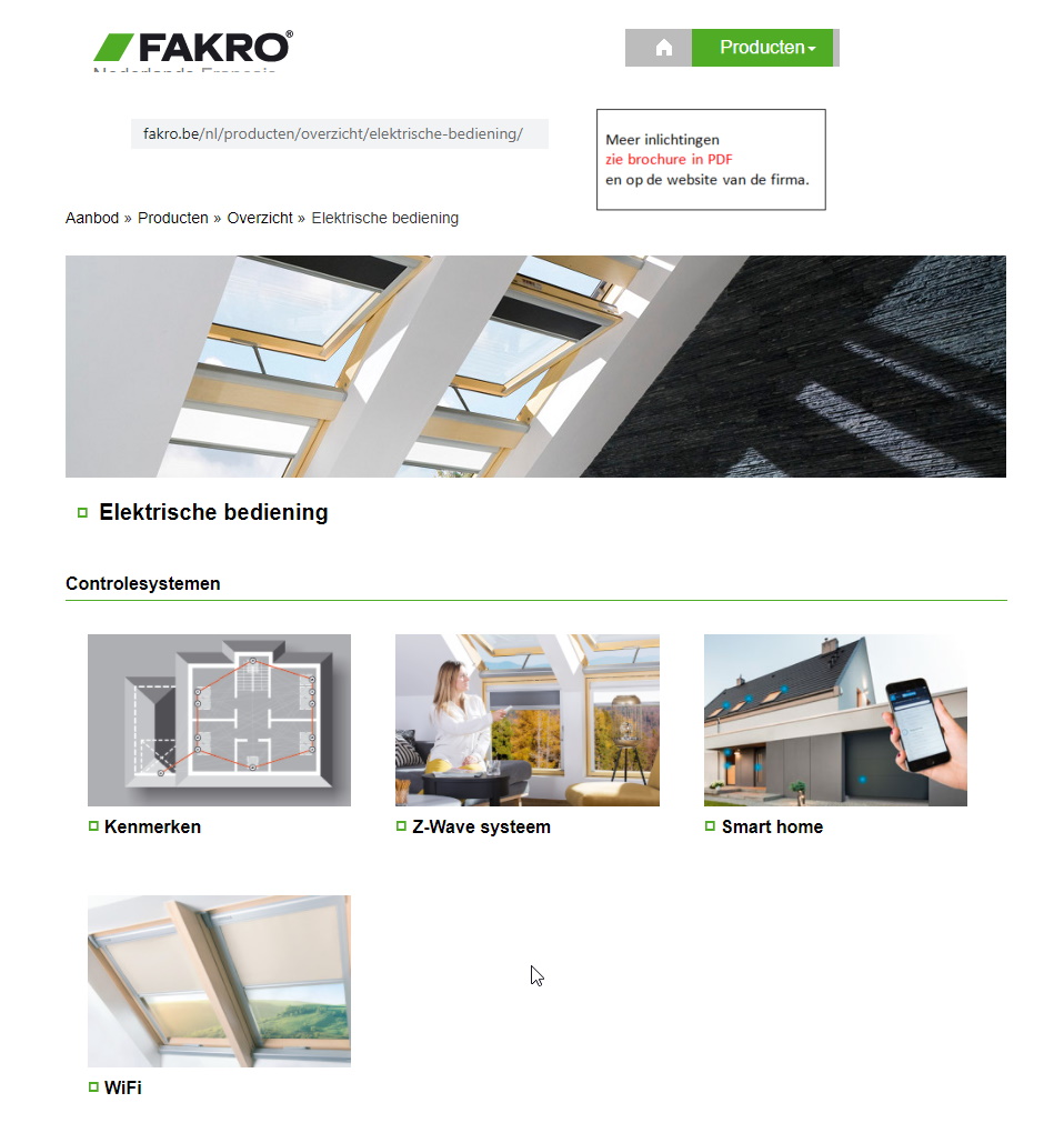 toegevoegd document 2 van Fakro Tuimeldakramen Electro Z-wave / Wifi  / Smart home  