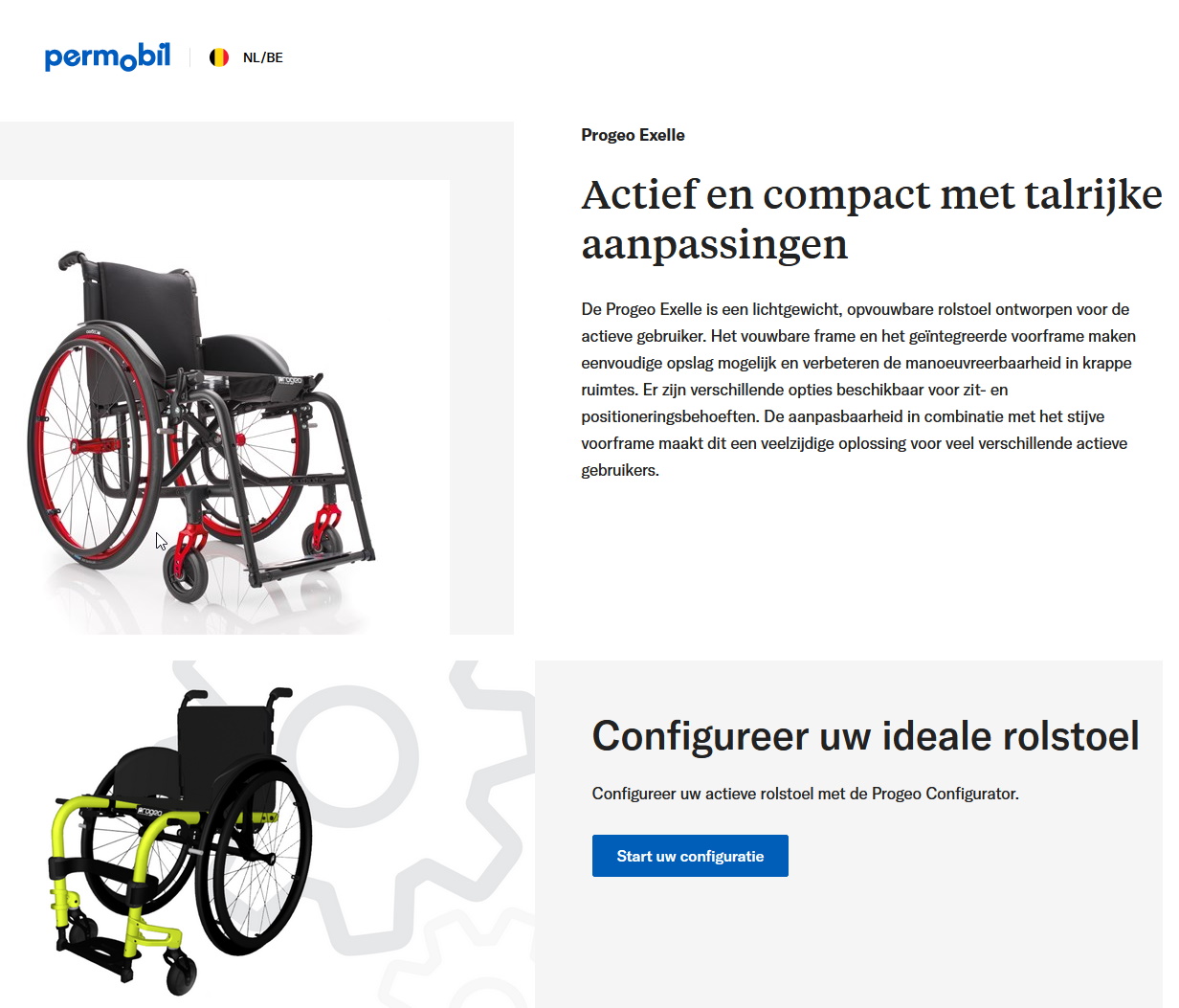toegevoegd document 3 van Progeo Exelle rolstoel  