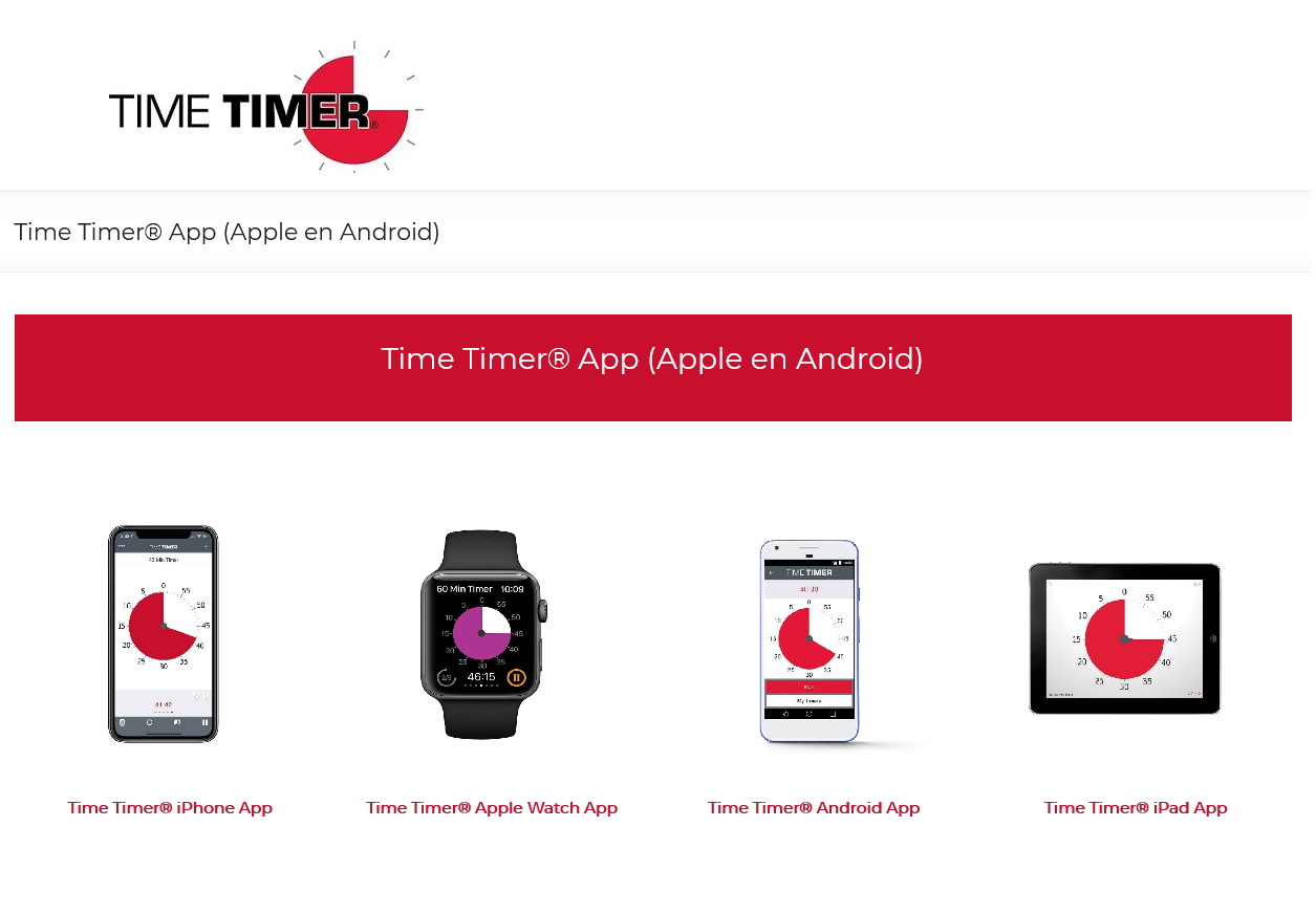 toegevoegd document 2 van Time Timer app ios / android  