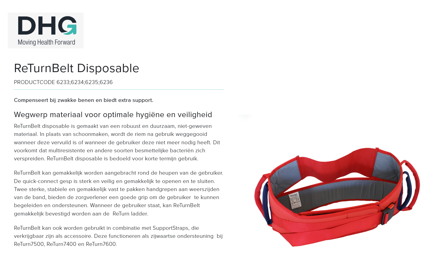 toegevoegd document 5 van SystemRomedic ReTurnBelt / Heelstrap  