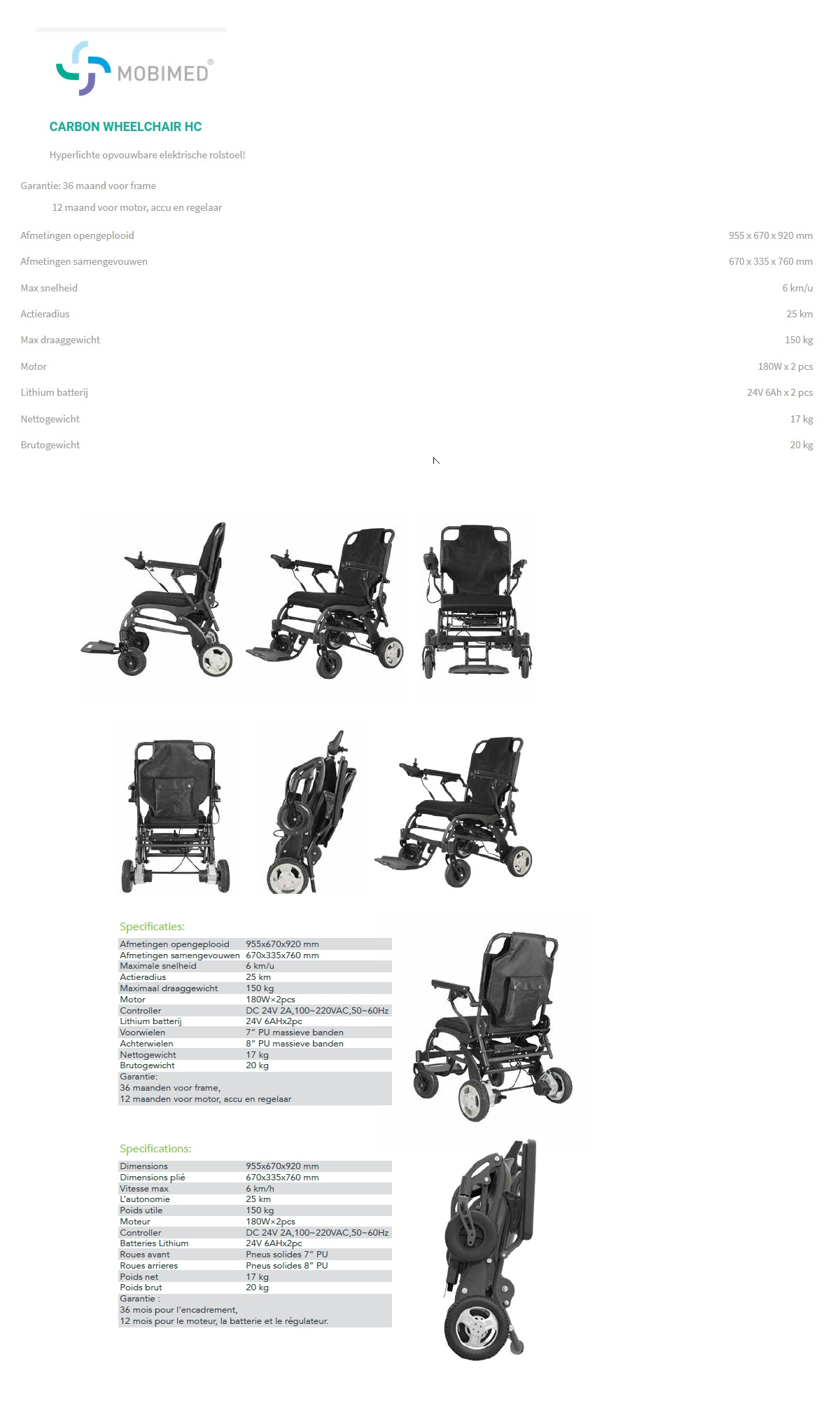 toegevoegd document 2 van Carbon wheelchair HC opvouwbaar  