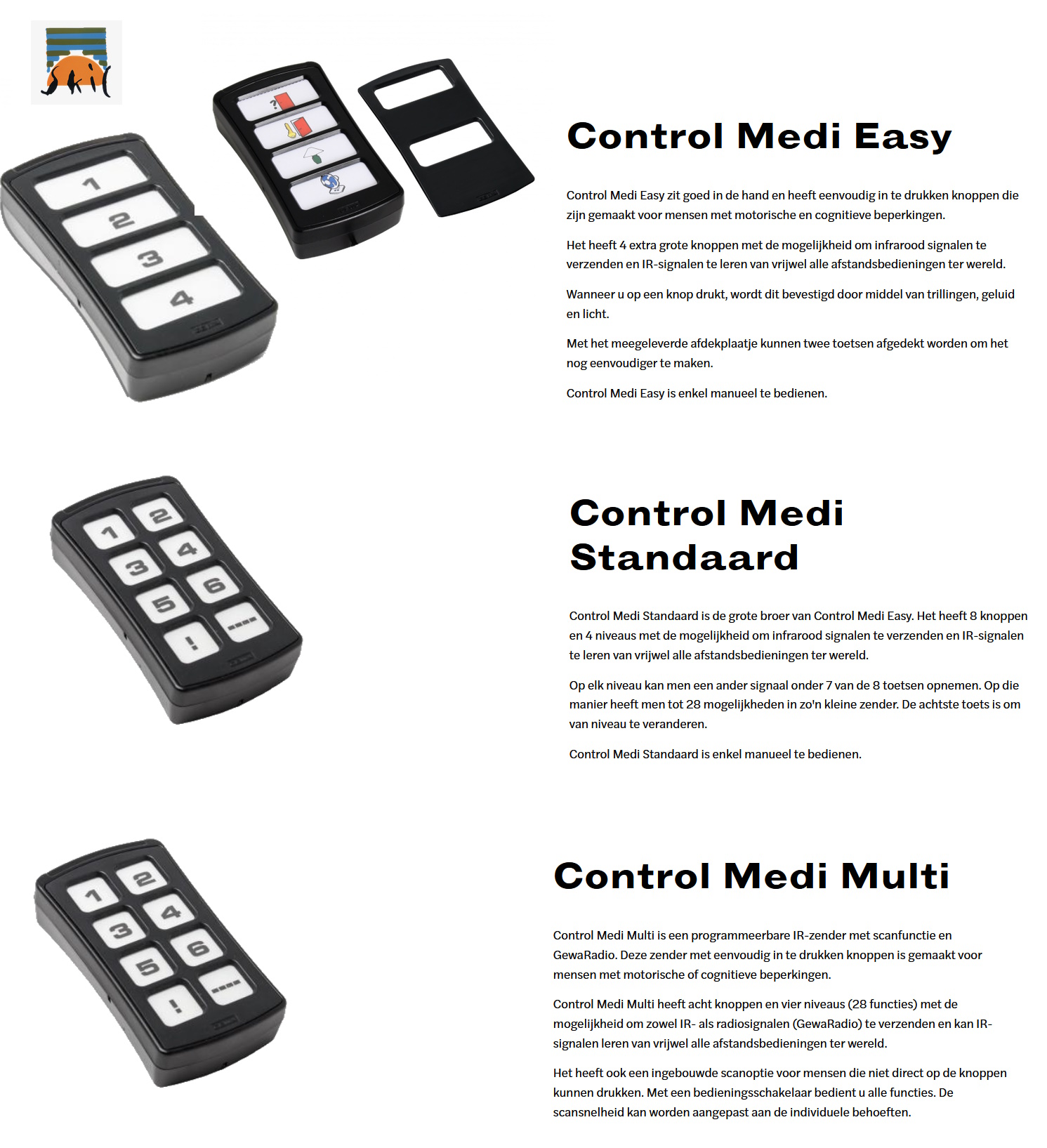 toegevoegd document 2 van Control Medi  (Medi Easy/ Medi standard/ Medi Multi)  
