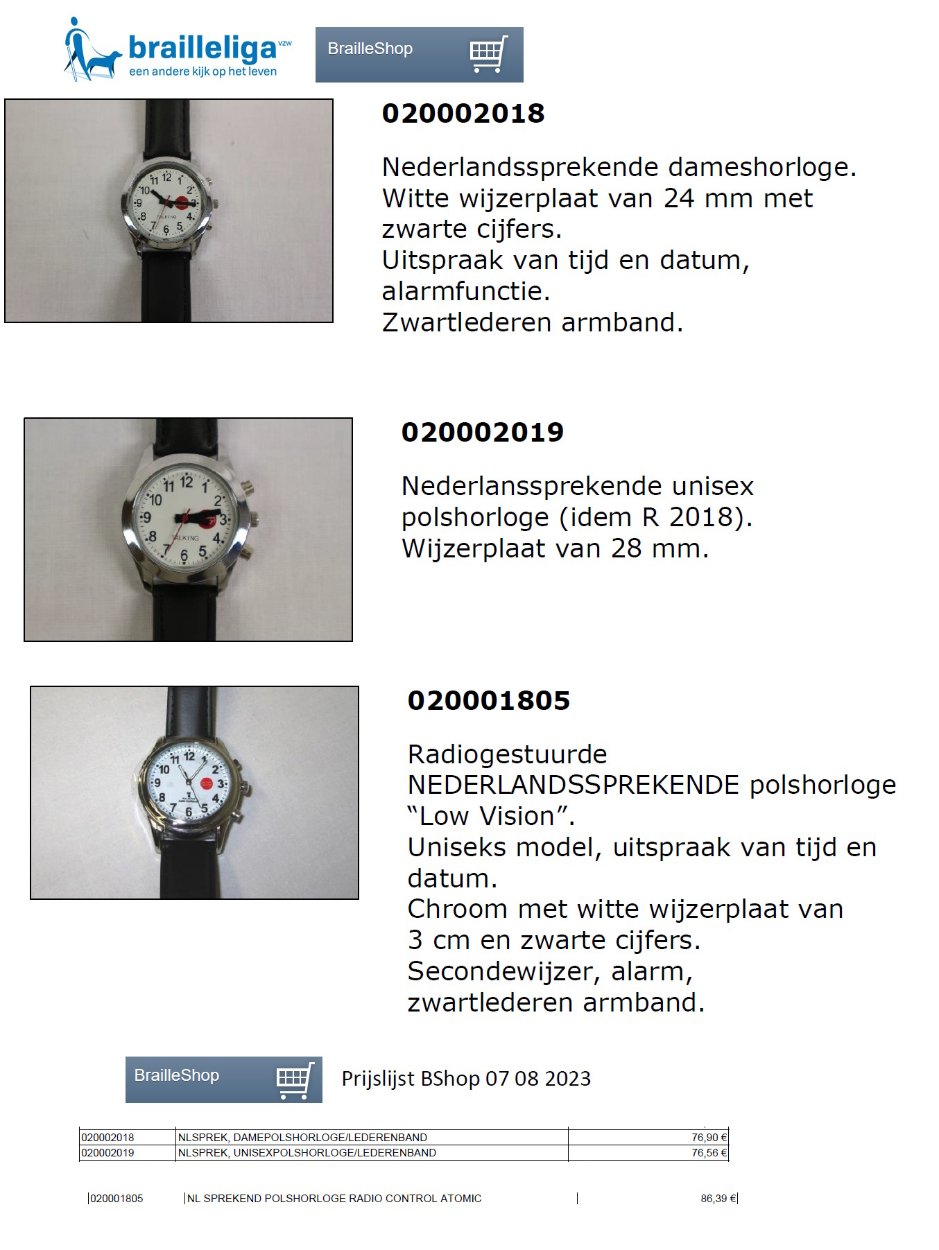 toegevoegd document 5 van Nederlandssprekend horloge Low Vision Design / Atomic  
