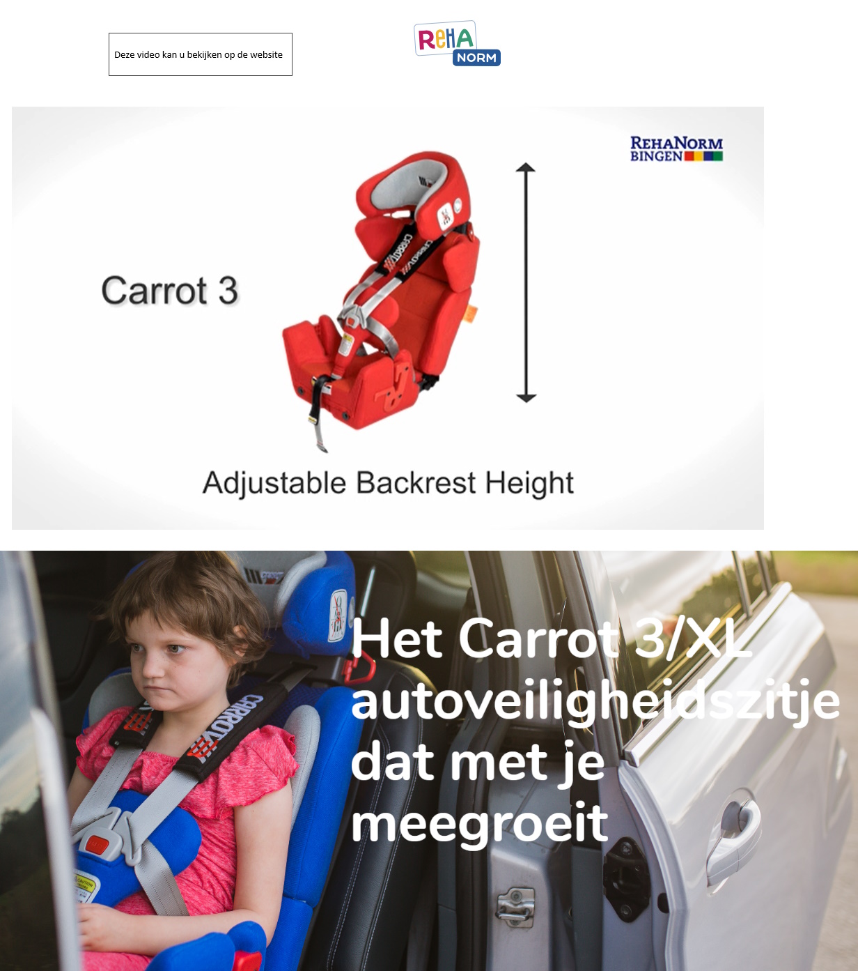 toegevoegd document 3 van Carrot 3 maat XL Autostoel  