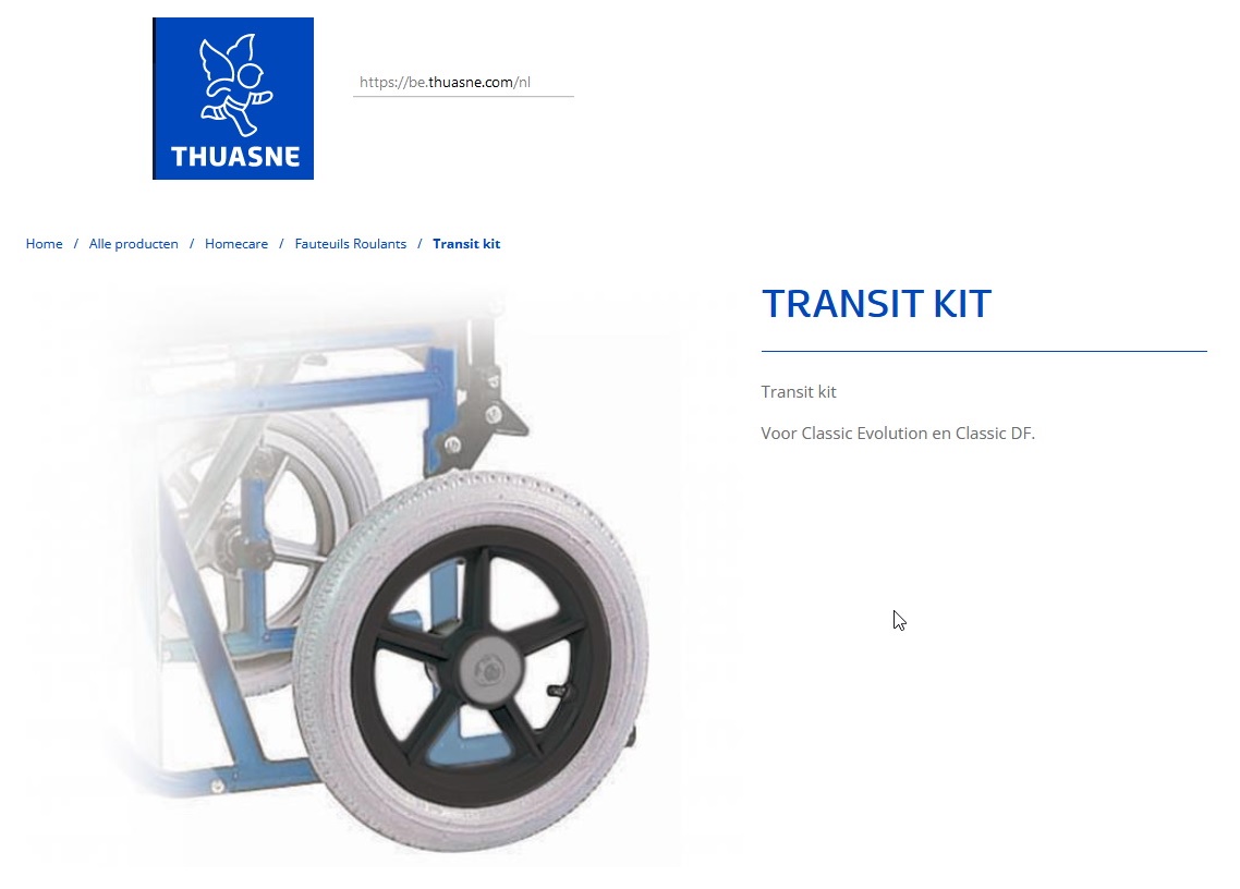 toegevoegd document 3 van Thuasne Classic DF+ rolstoel  