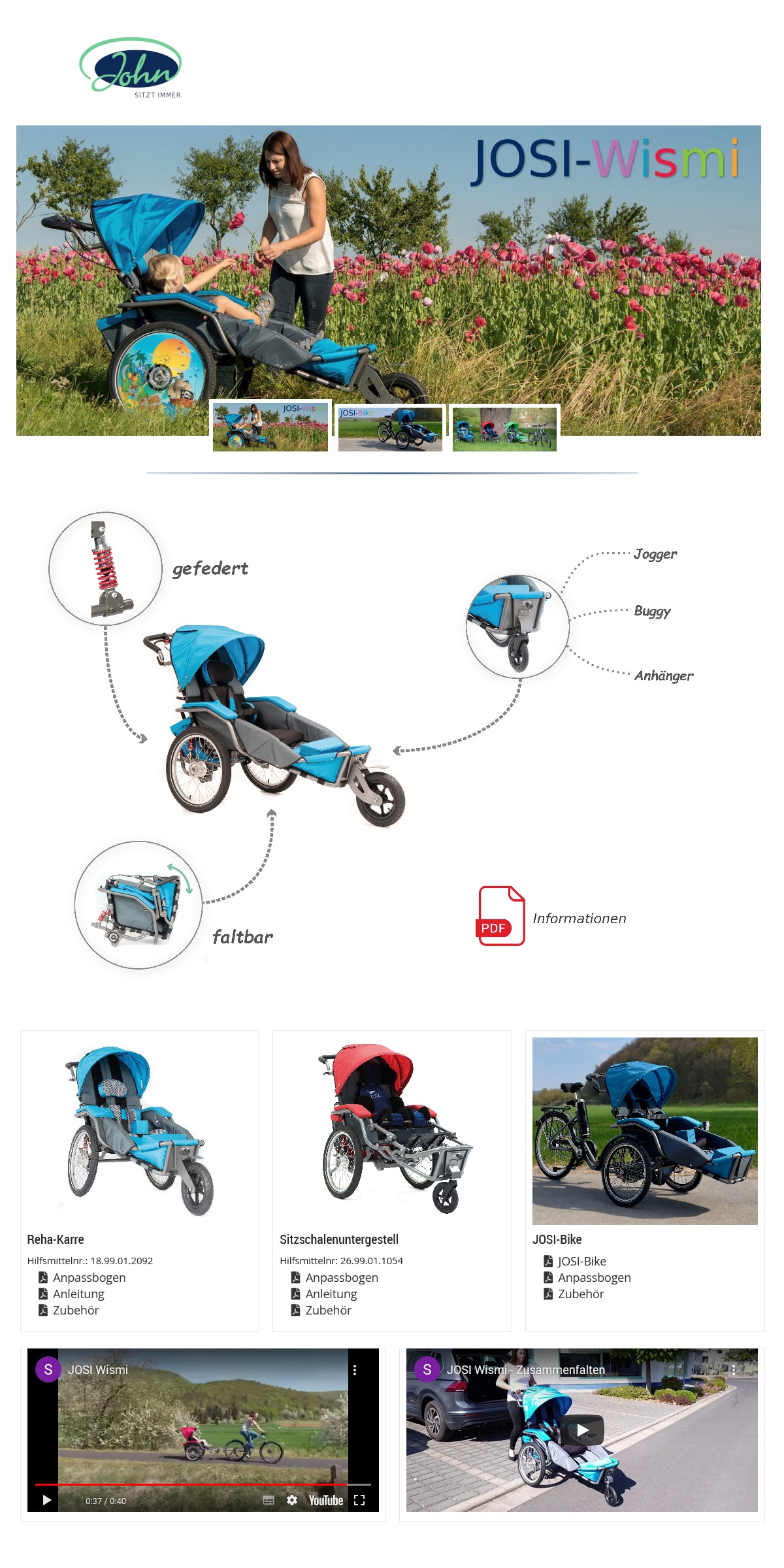 toegevoegd document 4 van Josi-Wismi Fietsaanhangwagen - Buggy geschikt voor zitsysteem 