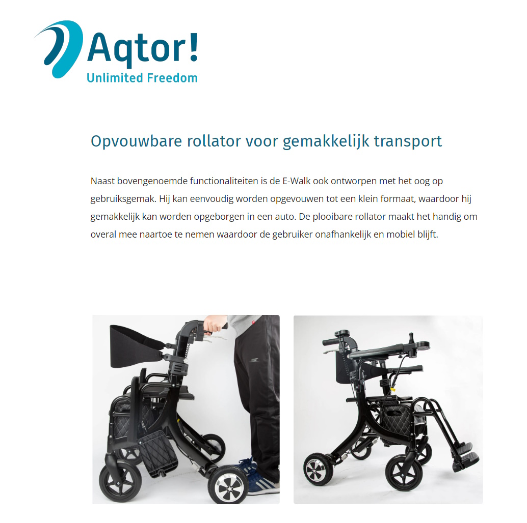 toegevoegd document 3 van E-Walk elektrische rollator omvouwbaar tot rolstoel  