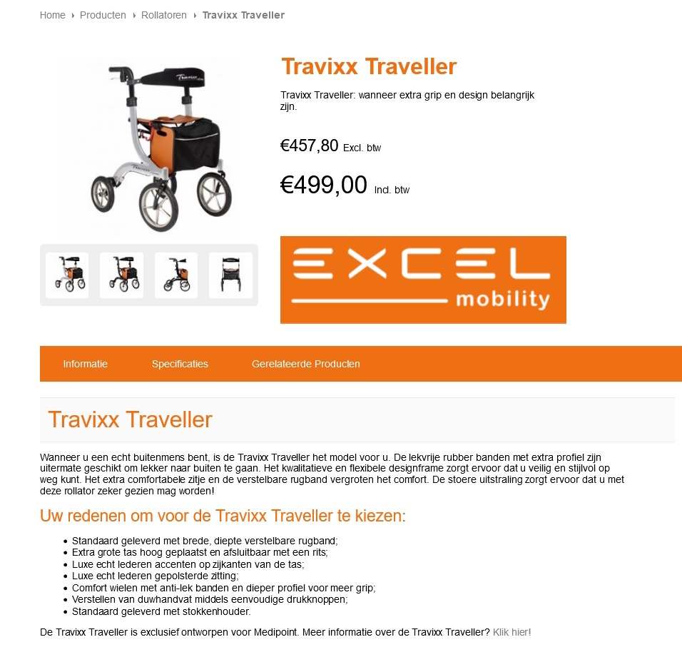 toegevoegd document 4 van Travixx rollator Classic Deluxe Traveller  