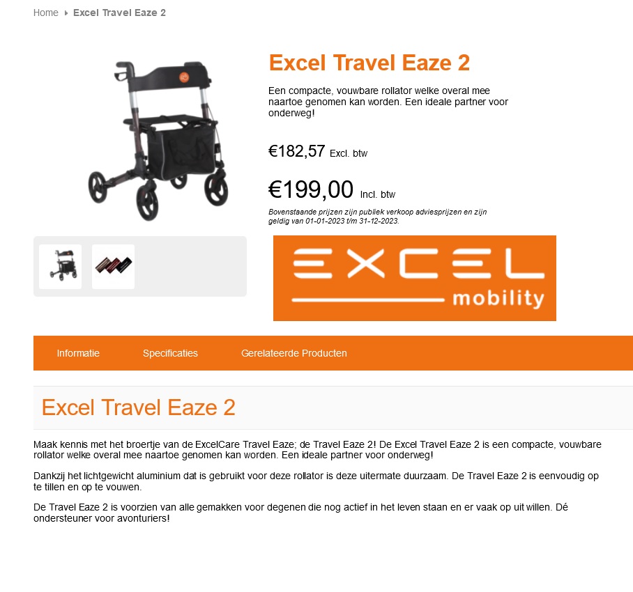 toegevoegd document 2 van Excel Travel Eaze 2  