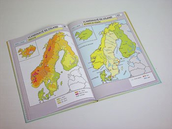 foto van hulpmiddel Evenaar atlas met Europese landen en werelddelen 315202