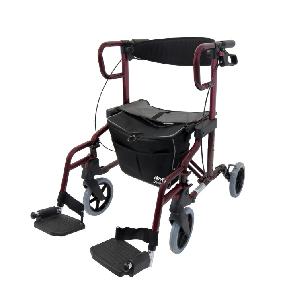 foto van hulpmiddel Drive Diamond Deluxe rollator-rolstoel plooibaar