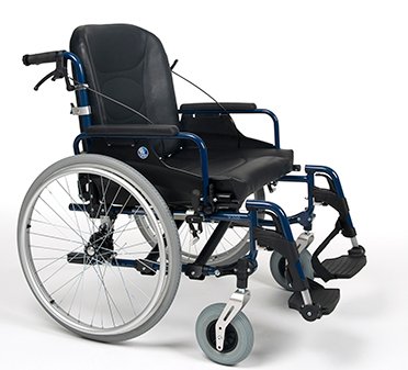 VERMEIREN V300 XL brede rolstoel (V300 D XL) modulair XL